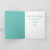 Bonne carte d'anniversaire de scientifique (Intérieur)