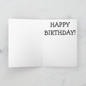 Bonne carte d'anniversaire : Deux chats noirs et b (Intérieur)