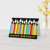 Bonne carte d'anniversaire - Drôle (Fleur jaune)