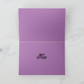 Bonne carte d'anniversaire Halloween (Intérieur)