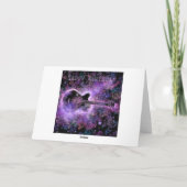 Bonne carte d'anniversaire Magic Guitar Music (Dos)