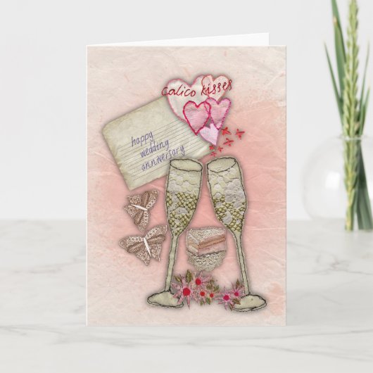 Bonne carte d'anniversaire Mariage (Devant)