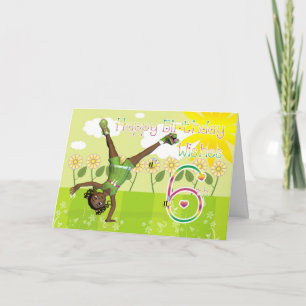 Bonne carte d'anniversaire mignonne petite fille