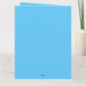 Bonne carte d'anniversaire personnalisée (Dos)