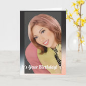 Bonne Carte D'Anniversaire Pour Elle (Fleur jaune)