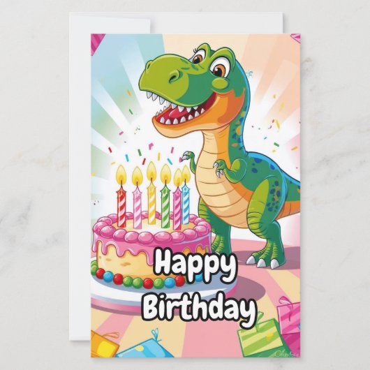 Bonne carte d'anniversaire pour les enfants (Devant)