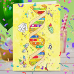 Bonne carte d'anniversaire pour les nerds scientif<br><div class="desc">Une carte de voeux unique pour les scientifiques,  les étudiants en biologie ou les geeks des sciences !</div>