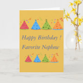 Bonne carte d'anniversaire pour neveu (Fleur jaune)