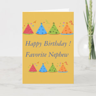 Bonne carte d'anniversaire pour neveu