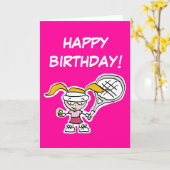 Bonne carte d'anniversaire pour petit joueur de te (Fleur jaune)