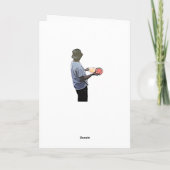 Bonne carte d'anniversaire pour un golfeur de disq (Dos)