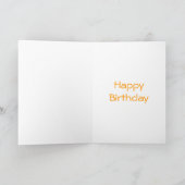 Bonne carte d'anniversaire Rose (Intérieur)