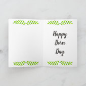 Bonne carte d'anniversaire simple et joyeux (Intérieur)