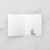 Bonne carte d'anniversaire Ski Boot Blue (Intérieur)