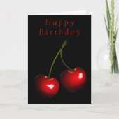 Bonne carte d'anniversaire Sweet Cherry Your Text  (Devant)