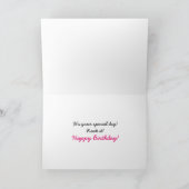 Bonne carte d'anniversaire Sweet sixteen (Intérieur)