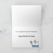 Bonne carte d'anniversaire tardive (Intérieur)