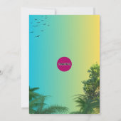 Bonne carte d'anniversaire (thème de la jungle) (Dos)