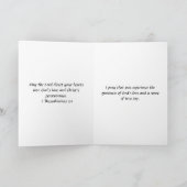 Bonne carte d'anniversaire Vin pourpre et Turquois (Intérieur)