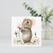 Bonne carte d'appartement d'anniversaire (Debout devant)