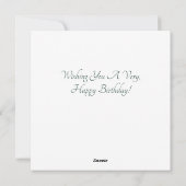 Bonne carte d'appartement d'anniversaire (Dos)