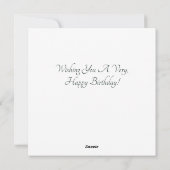 Bonne carte d'appartement d'anniversaire (Dos)