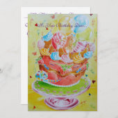 Bonne carte de 50e anniversaire (Devant / Derrière)