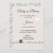 Bonne Carte de Baby shower de petite semence (Devant / Derrière)