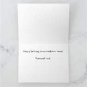 Bonne carte de bête de dragon sauvage d'anniversai (Intérieur)