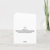 Bonne carte de café d'écureuil d'anniversaire (Dos)