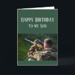 Bonne carte de camouflage pour son anniversaire<br><div class="desc">Ce que vous aimez Joyeux Fils d'anniversaire pour ceux qui aiment la chasse en plein air,  la nature et ou la nature sauvage</div>