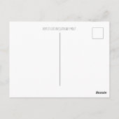 Bonne carte de chance, la souris douce et le trèfl (Dos)