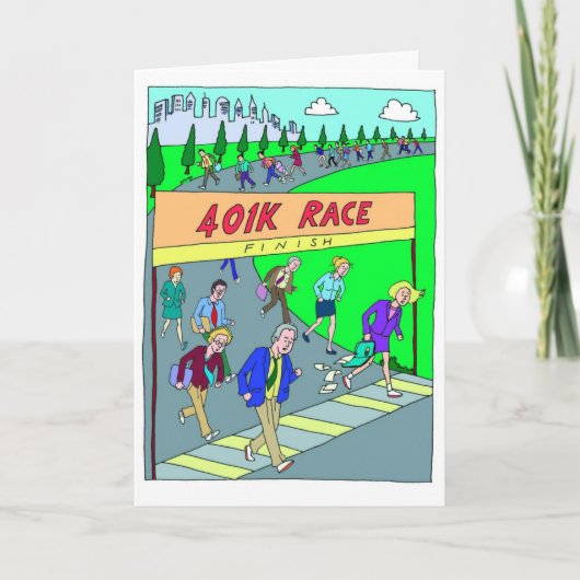 Bonne carte de chance pour Marathon Runner - 401K  (Devant)