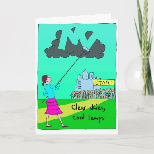 Bonne carte de chance pour Marathon Runner - Good  (Devant)