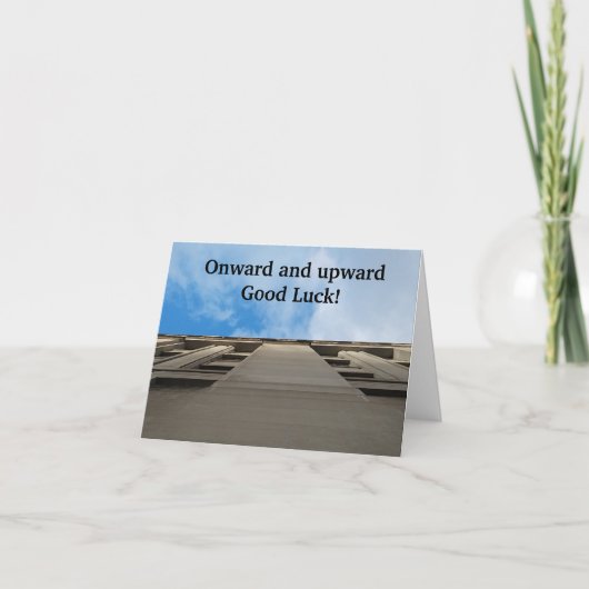 Bonne carte de chance vers le haut Bureau professi (Devant)