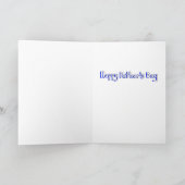 Bonne carte de Cravate de Fête des pères (Intérieur)