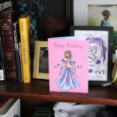 Bonne carte de danse du ventre d'anniversaire