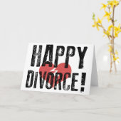 Bonne carte de divorce (Fleur jaune)