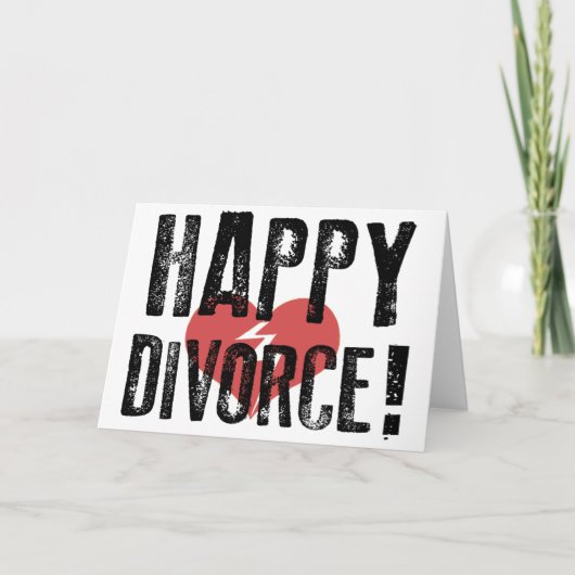 Bonne carte de divorce (Devant)