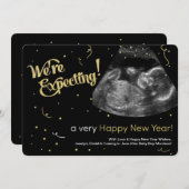 Bonne carte de Faire-part de grossesse du Nouvel A (Devant / Derrière)