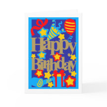 Bonne carte de fête d'anniversaire