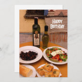 Bonne carte de fête d'anniversaire (Devant / Derrière)