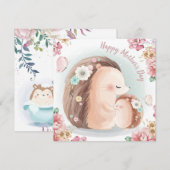 Bonne carte de fête des mères (Devant / Derrière)