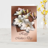 Bonne carte de fête des mères (Fleur jaune)