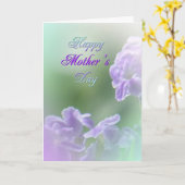 Bonne carte de fête des mères (Fleur jaune)