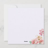 Bonne carte de fête des mères (Dos)