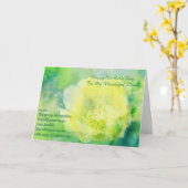 Bonne carte de fête des mères (Fleur jaune)