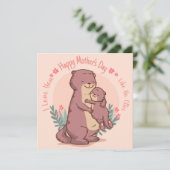 Bonne carte de fête des mères (Debout devant)