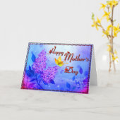 Bonne carte de fête des mères (Fleur jaune)