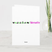 Bonne carte de fête des mères (Dos)